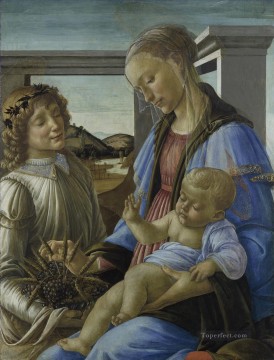 聖母子と天使 サンドロ・ボッティチェリ Oil Paintings
